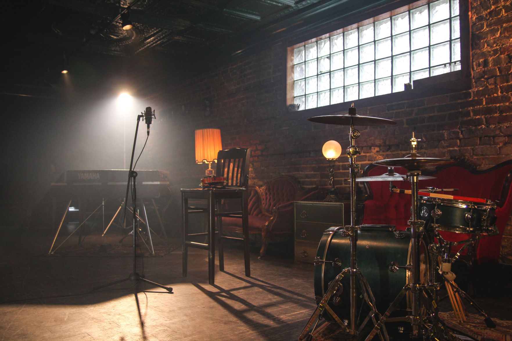 Music Instruments on Stage